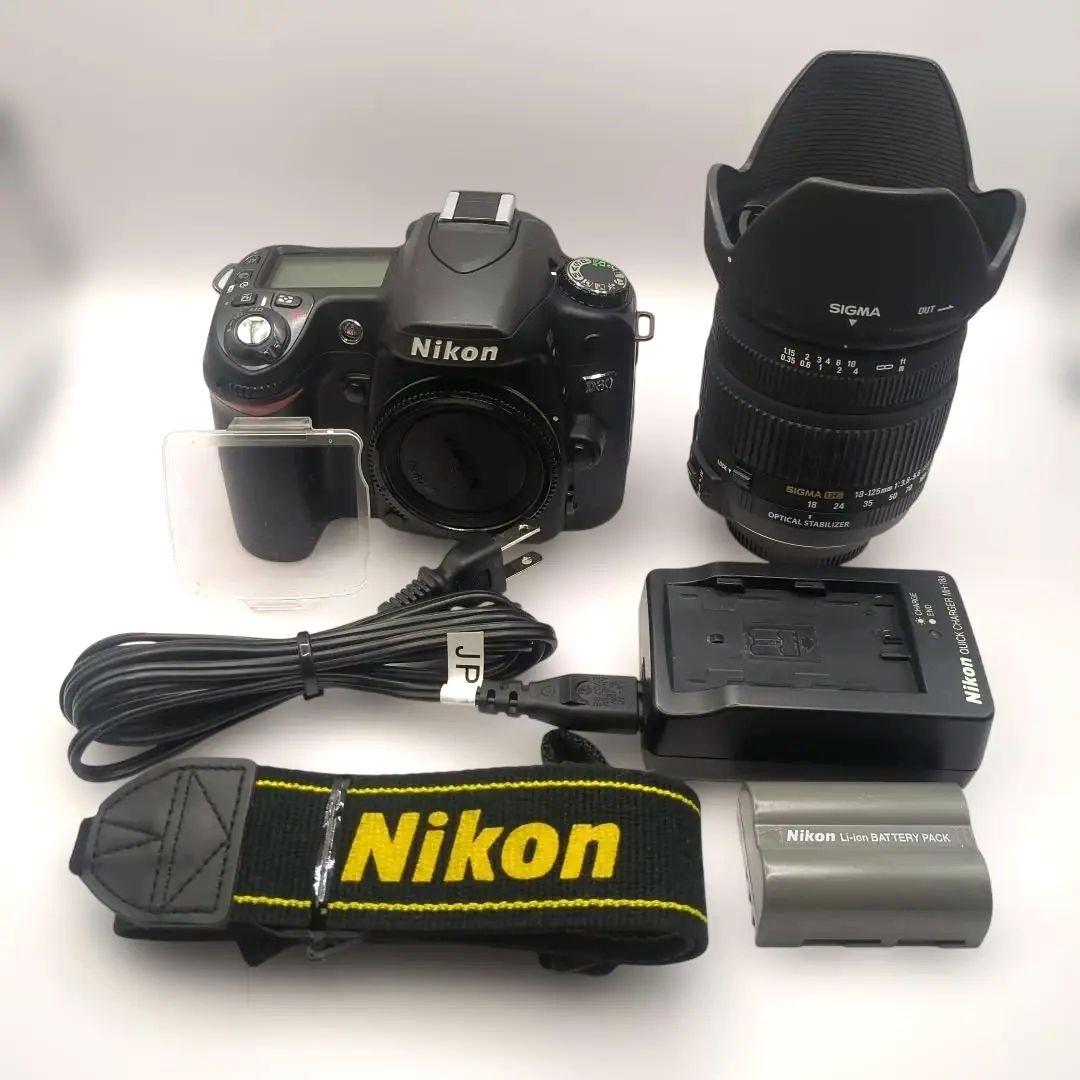 Nikon D80 シグマ18-125mmレンズ付き 動作確認済 CCDセンサー - メルカリ