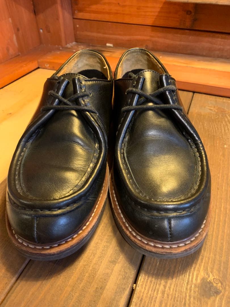Anchor Bridge チロリアンシューズ 黒レザー 26〜26.5相当 - メルカリ