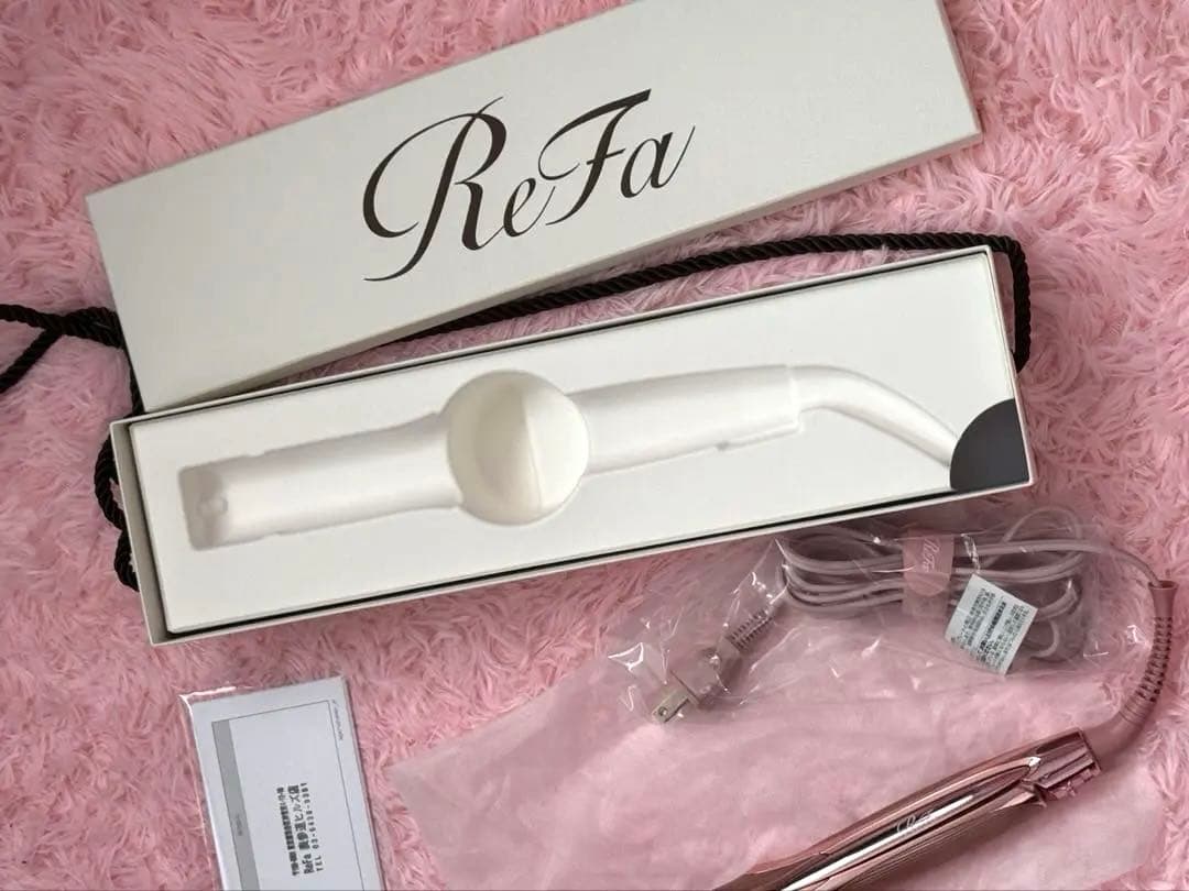 ReFa リファ ストレートアイロン（ピンク） 土台・保証期間内証明書