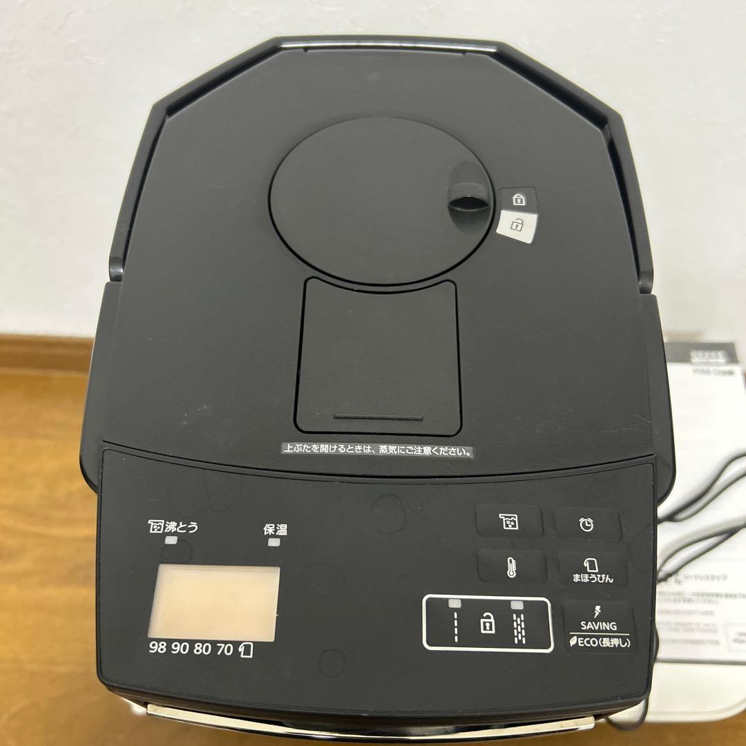 とく子さんタイガー 蒸気レス　VE電気まほうびん 3.0L ブラック　電気ポット