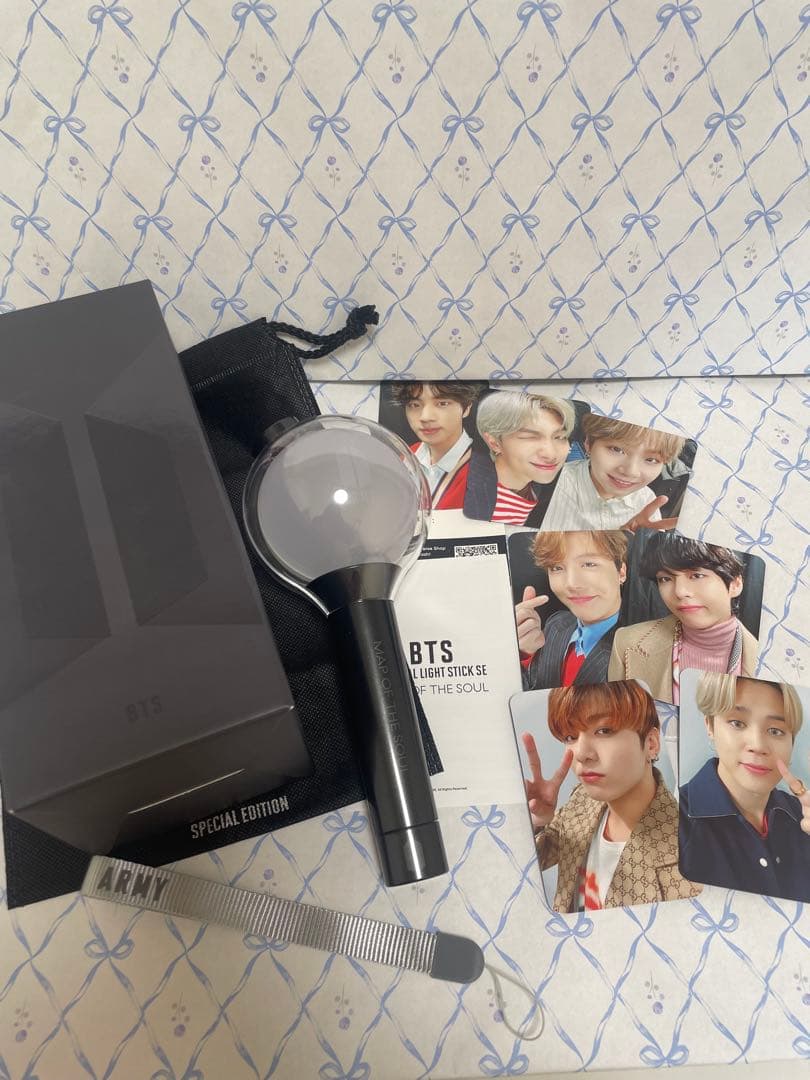 e*n様 BTS MAP OF THE SOUL ペンライト Ver4 フォトカ BTS OFFICIAL LIGHT STICK SE MAP OF THE SOUL アミボム ver 4 ペン