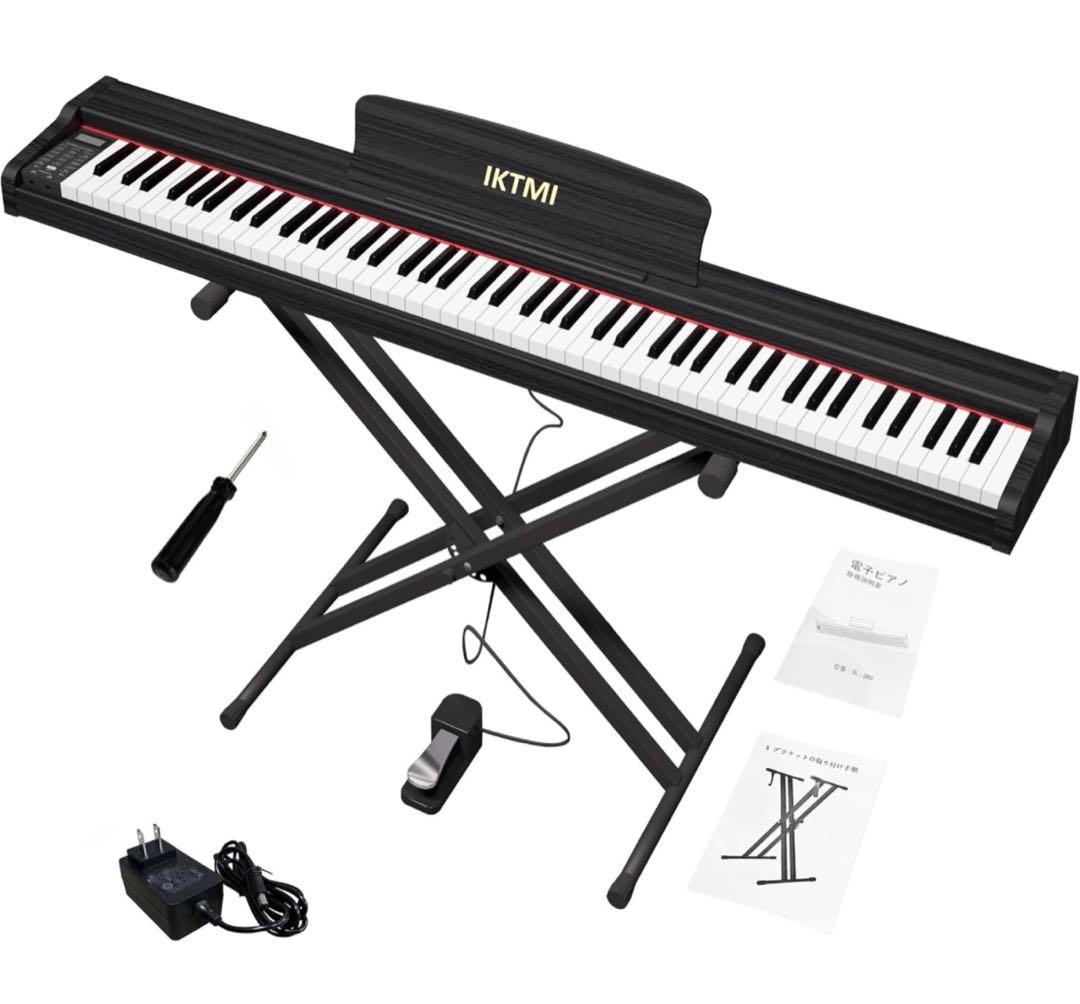 IKTMI】電子ピアノ 88鍵盤 電子 ピアノ 木製 - メルカリ