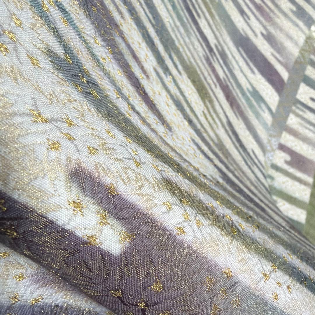 専用ページ　正絹　全通袋帯《かすみ模様》