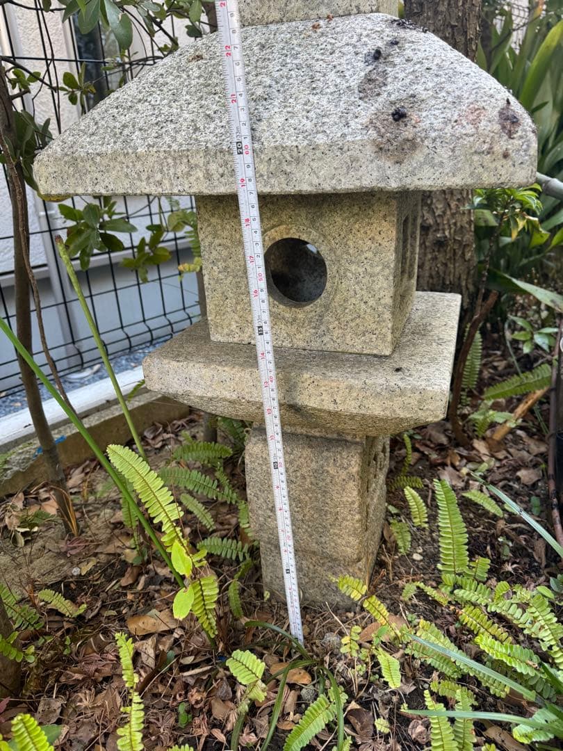 灯篭 石材 ガーデン庭 和風 庭園 最終赤字大処分品！！ - メルカリ