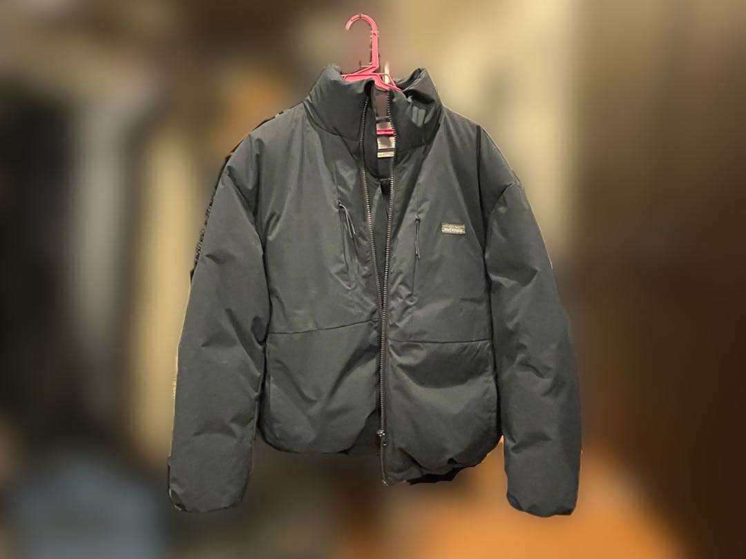 BonBonstore Nathomme ダウンジャケット　ネイビー セール】 スタンドネックレイヤードダウンジャケット （ダウン