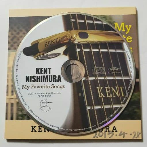 レア サイン入り 紙ジャケ ：西村ケント ／ MY FAVORITE SONGS - メルカリ