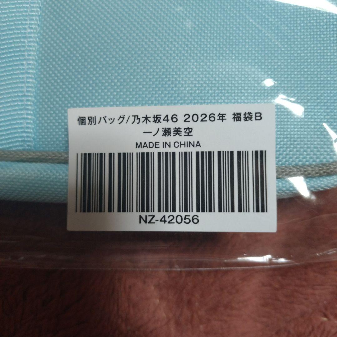 乃木坂46福袋 2026 Lucky bag 個別バッグ 一ノ瀬美空 バッグ - メルカリ
