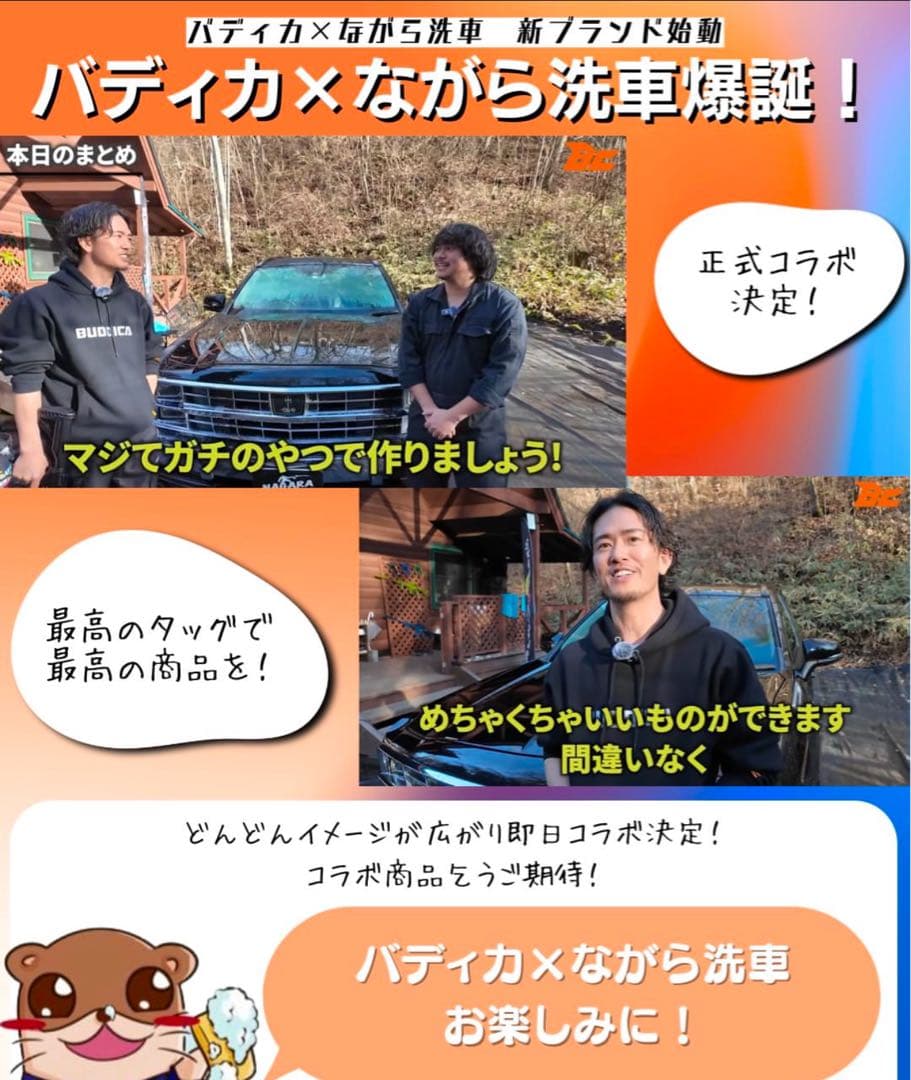 ながら洗車 バディカ コラボ 限定 フェニックス 3点セット - メルカリ