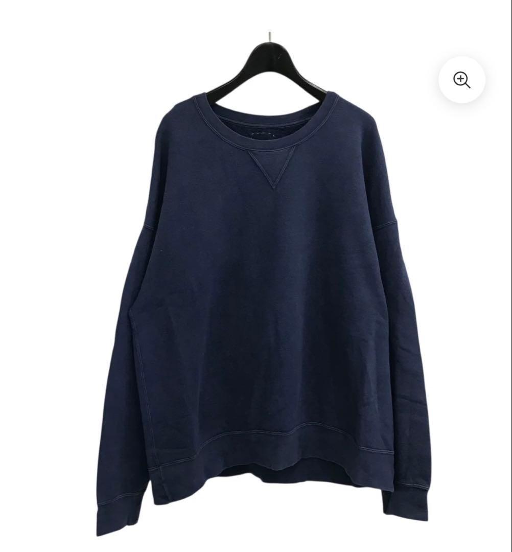 トップス visvim 24AW JUMBO SB SWEAT L/S navy 3 visvim/JUMBO SB SWEAT L/S CRASH (NAVY)