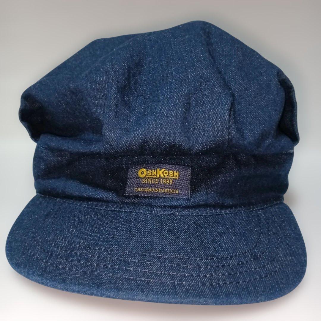 OshKosh ワークキャップ ヒッコリーと2個セット 古着 80's USA製 OSHKOSH オシュコシュ ヒッコリーストライプ スナップ