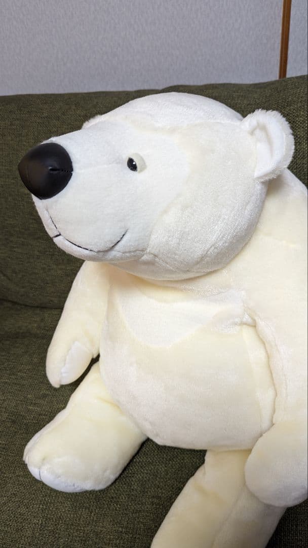 マレーちゃん 白 LL サイズ モンスイユ ぬいぐるみ 人形 くま クマ 熊