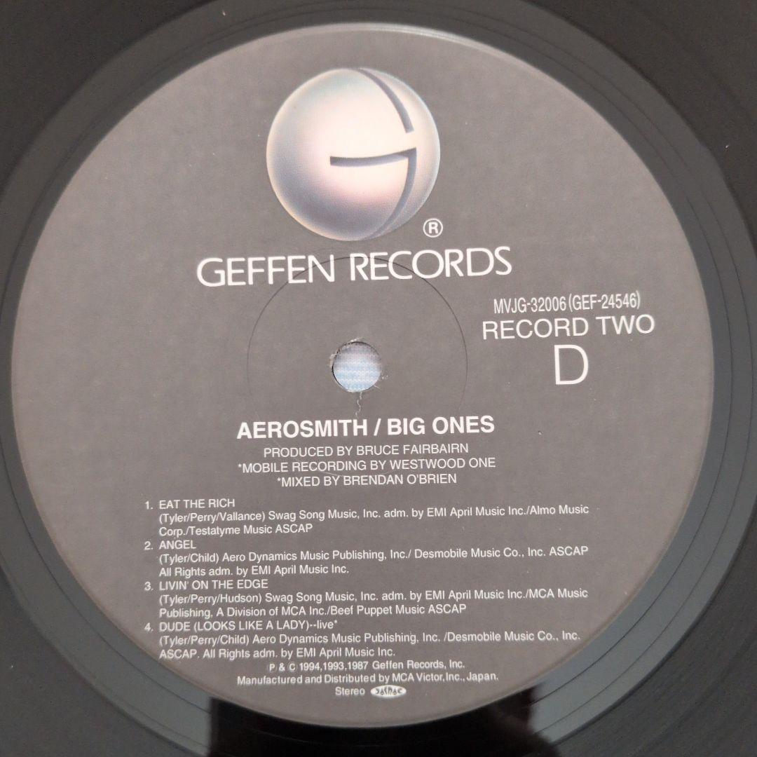 Aerosmith BIG ONES レコード - メルカリ