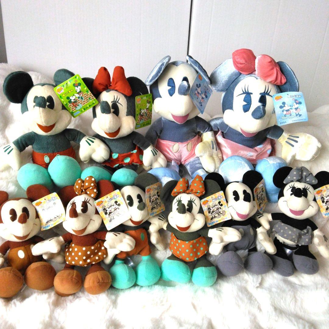 レトロ 32点 まとめ売り ディズニー ミッキー ミニー ぬいぐるみ セット