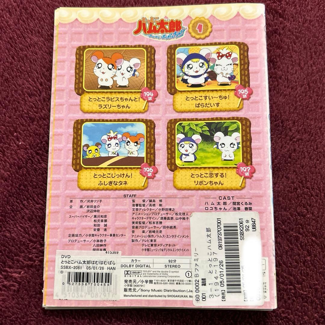 とっとこハム太郎 第3シリーズ はむはむぱらだいちゅ！ DVD 13巻