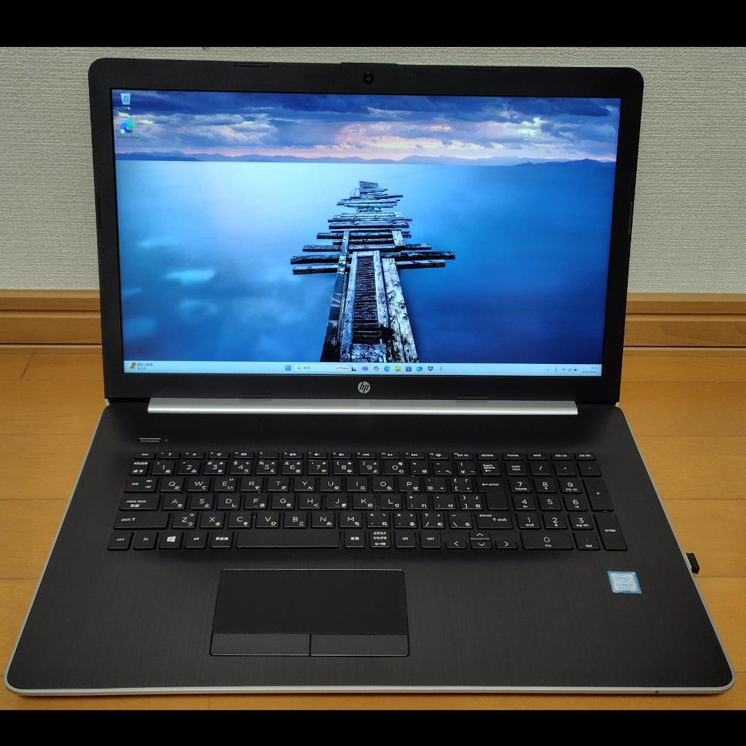 HP製 17型ノートPC【ジャンク】作動品 Core-i5（第8世代） 17インチ大画面 中古パソコン Microsoft Office付き HP ProBook 470 G5