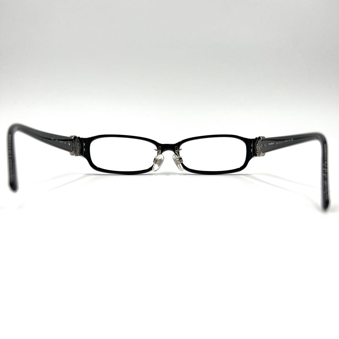 CHANEL シャネル メガネ 度入り 3131 カメリア ココマーク ケース付