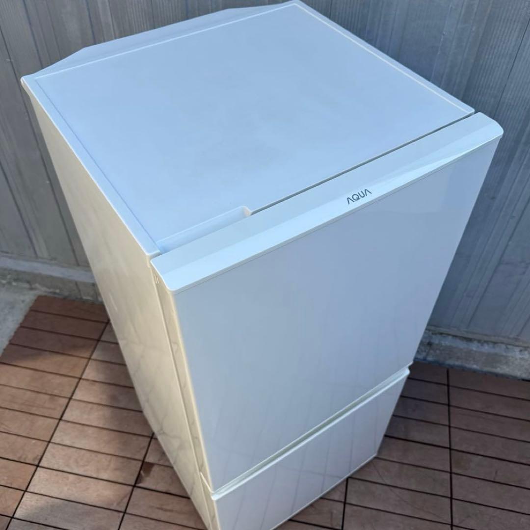 送料込 AQUA 冷蔵庫（157L・右開き） 2ドア ミルク AQR-16D - メルカリ