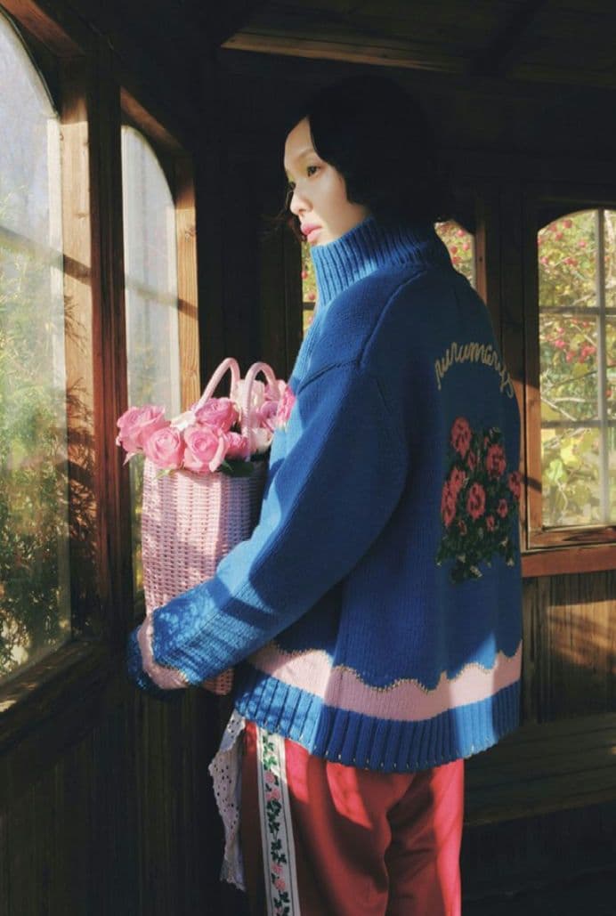 新品タグ付き】ルルメリー × ビームス 手刺繍のかごバッグ (大) - メルカリ