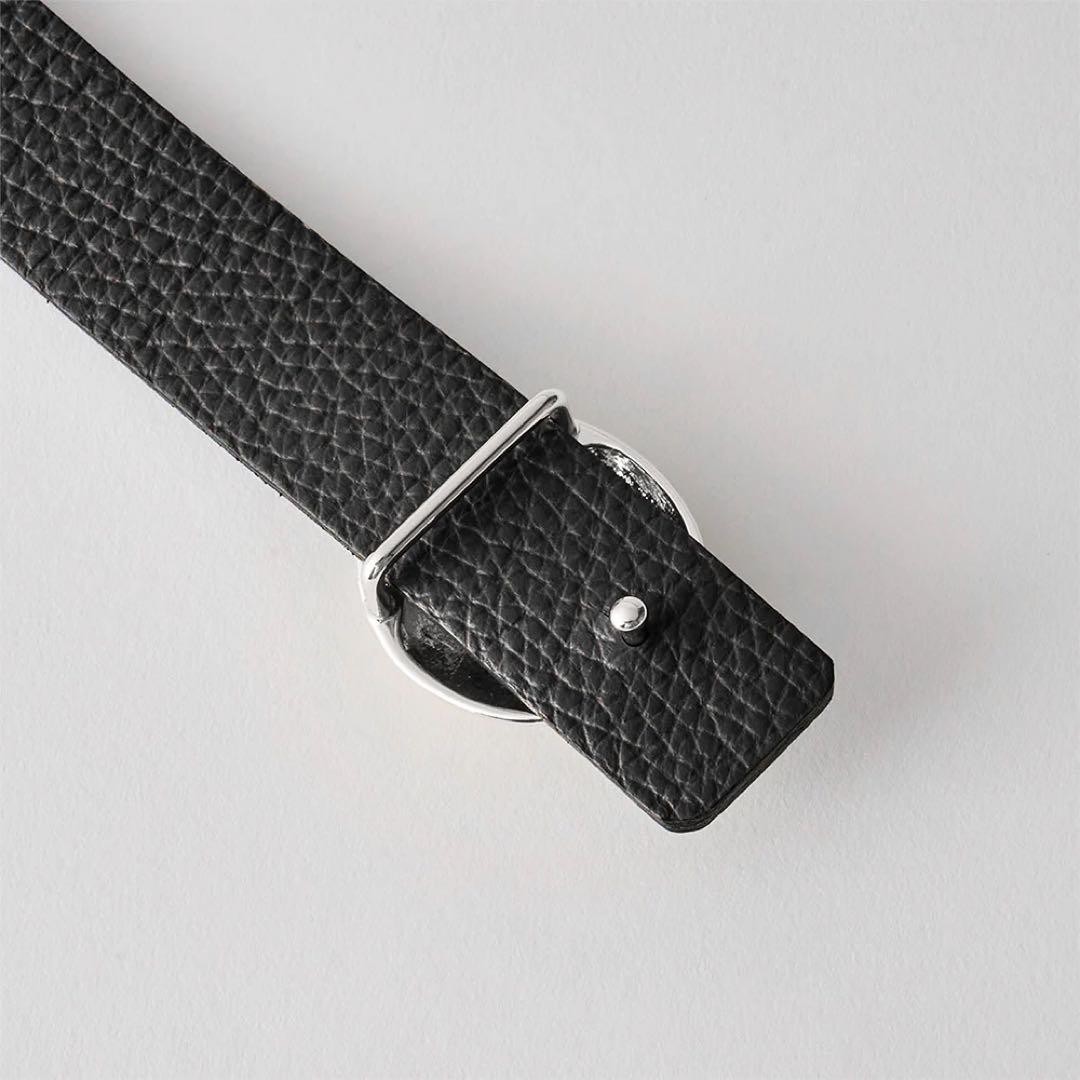 A VACATION リバーシブルレザーベルト BALL 25 SILVER - メルカリ