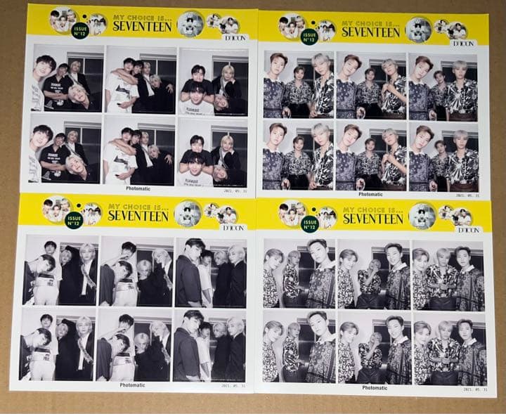seventeen Dicon ステッカー seventeen セブンティーン グッズ ステッカーセット 87枚入 フォト