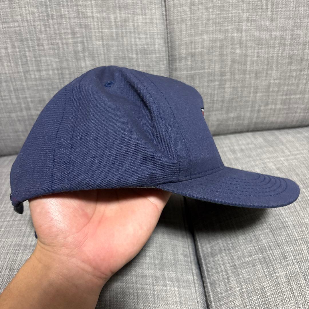 SUPREME ネイビーキャップ 古着キャップ - メルカリ