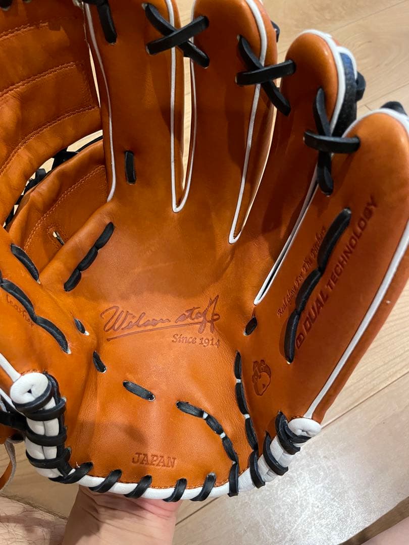 新品未使用】Wilsonオーダーグローブ 大谷翔平選手カラー - メルカリ