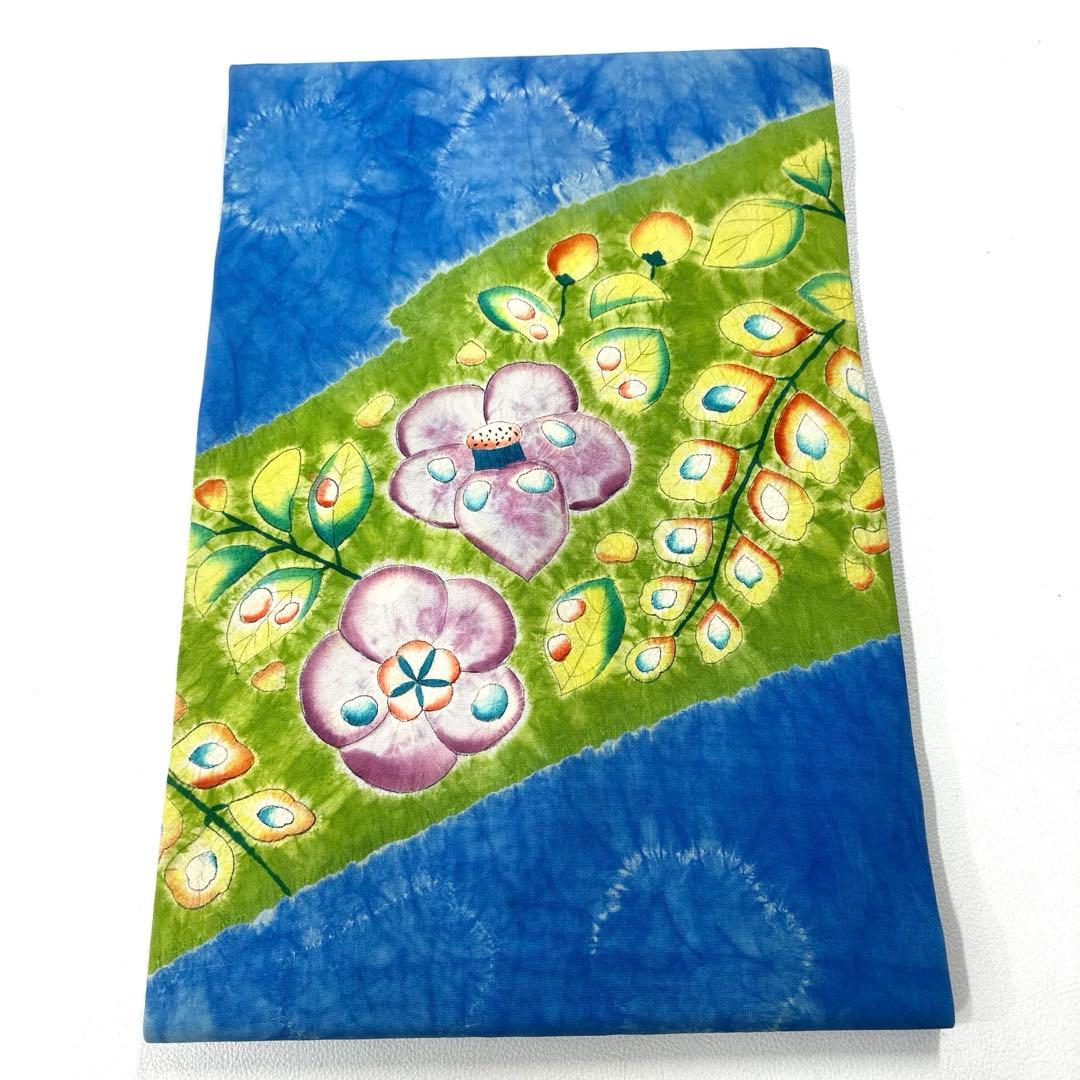 帯6549 ○高級 正絹 絞り 名古屋仕立て 名古屋帯 辻ヶ花 - メルカリ