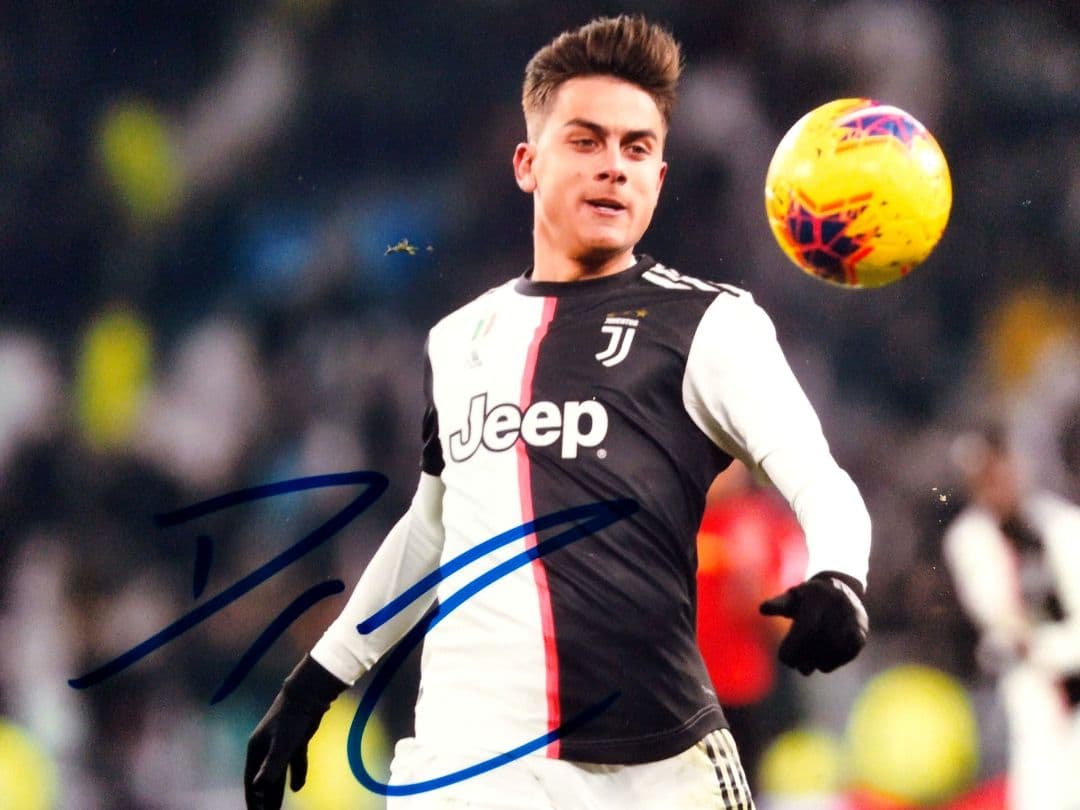 セール中…パウロ・ディバラ直筆サイン入り2Lサイズ写真…サッカーアルゼンチン…③ Amazon.co.jp: パウロディバラ直筆サイン入り特大写真…Paulo Dybala