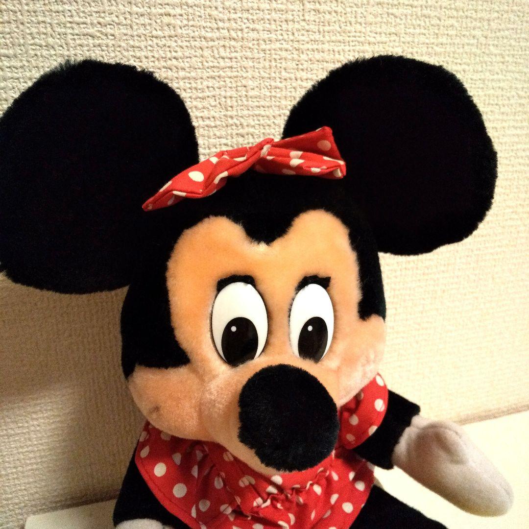 激レア☆ ディズニーランド初期 ミニーちゃんのぬいぐるみ - メルカリ