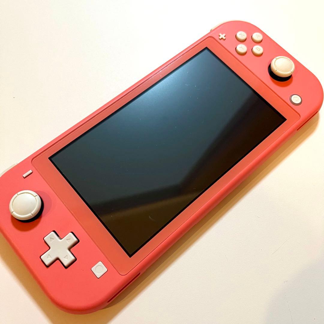 Nintendo Switch Lite コーラルピンク 本体 モンハン セット - メルカリ