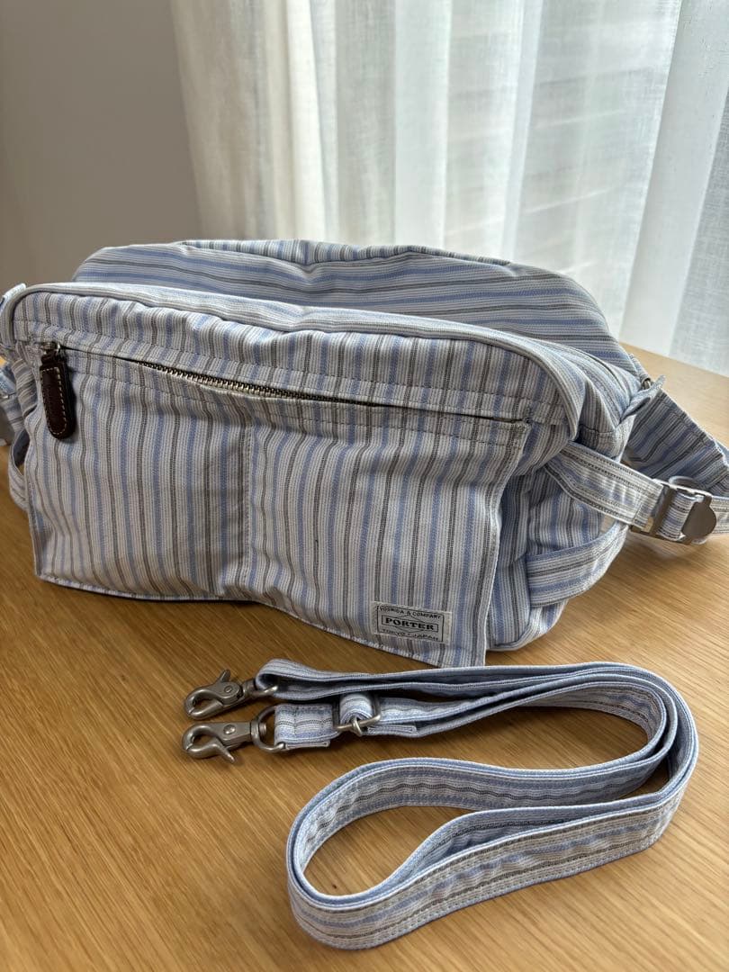 【入手困難/70周年記念モデル/美品】PORTER BLUE STRIPE 入手困難/70周年記念モデル/美品】PORTER BLUE STRIPE - メルカリ