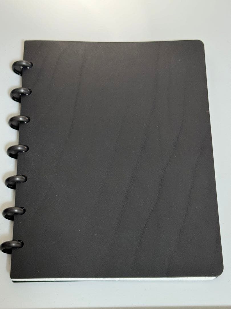 【GROVEMADE】レザーノートブック　ミディアムサイズ　本革　ブラック GROVEMADE】レザーノートブック ミディアムサイズ 本革 ブラック