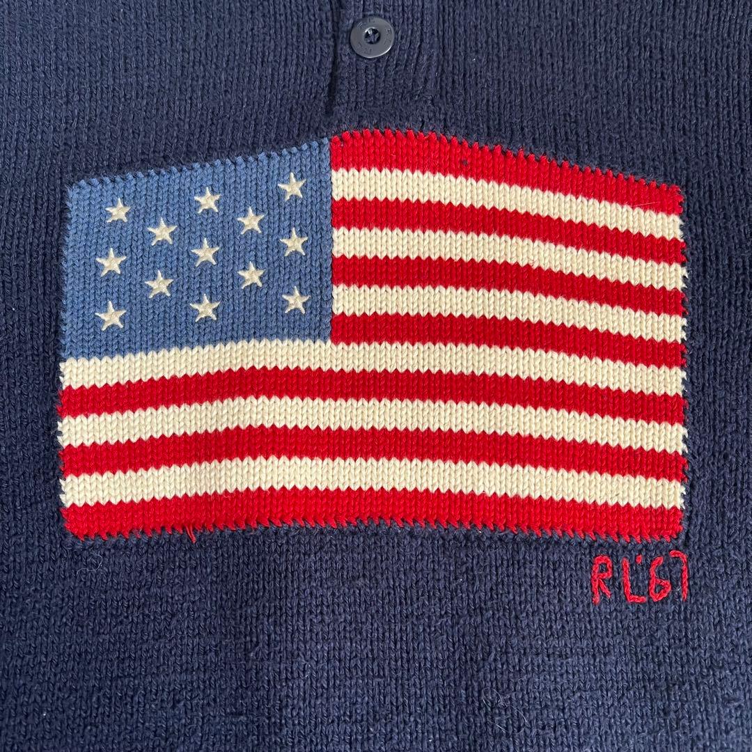 ラルフローレン/星条旗ニット/木村拓哉着用 - メルカリ