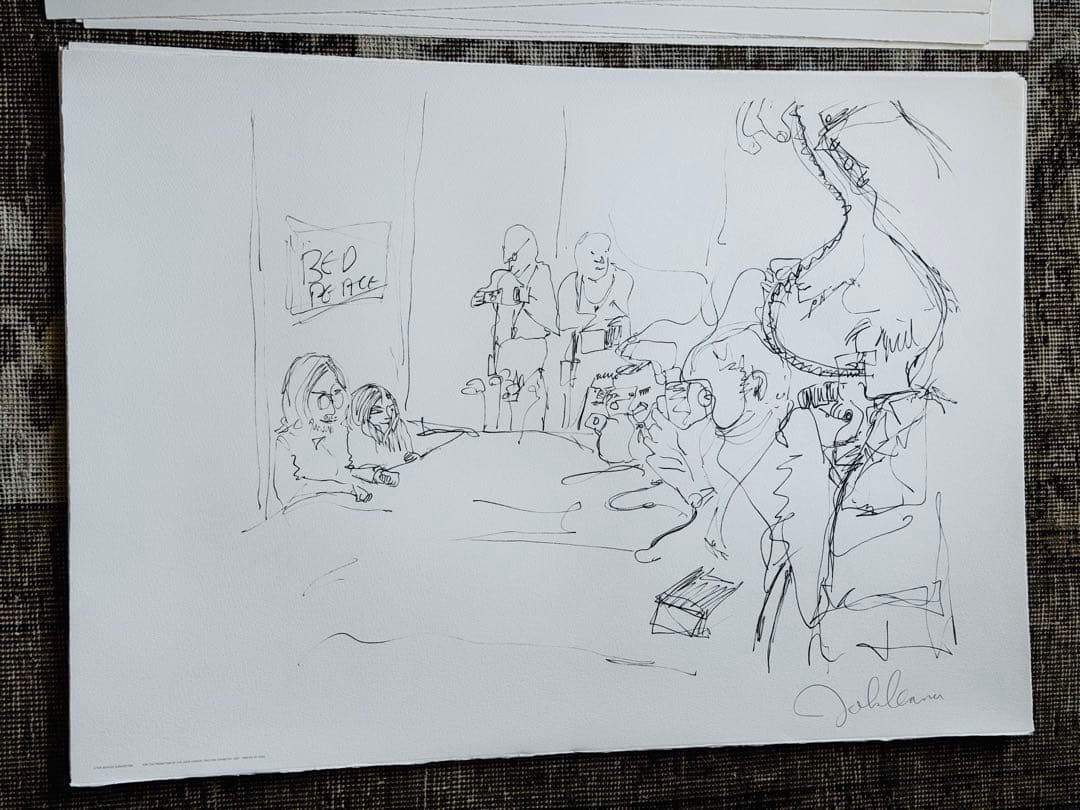 ジョン・レノン 「BAG ONE」 1983 EXHIBITION TOKYO - メルカリ