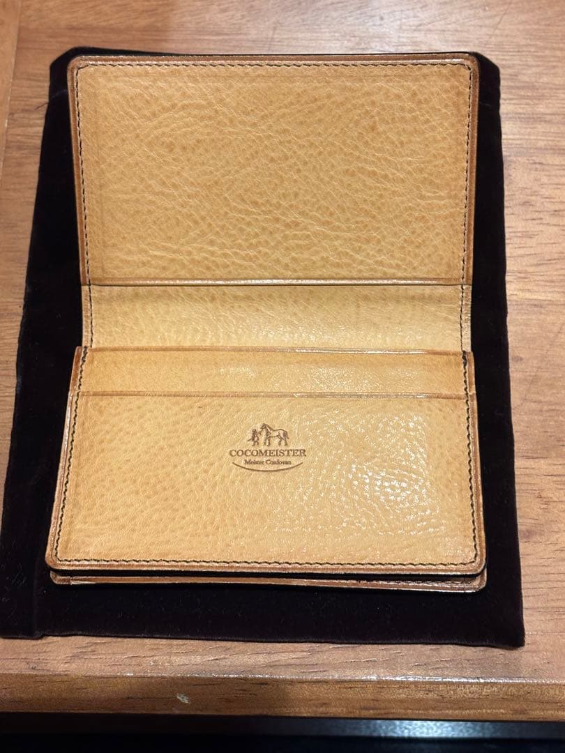COCOMEISTER ブラックレザー 名刺入れ 新品未使用 - メルカリ