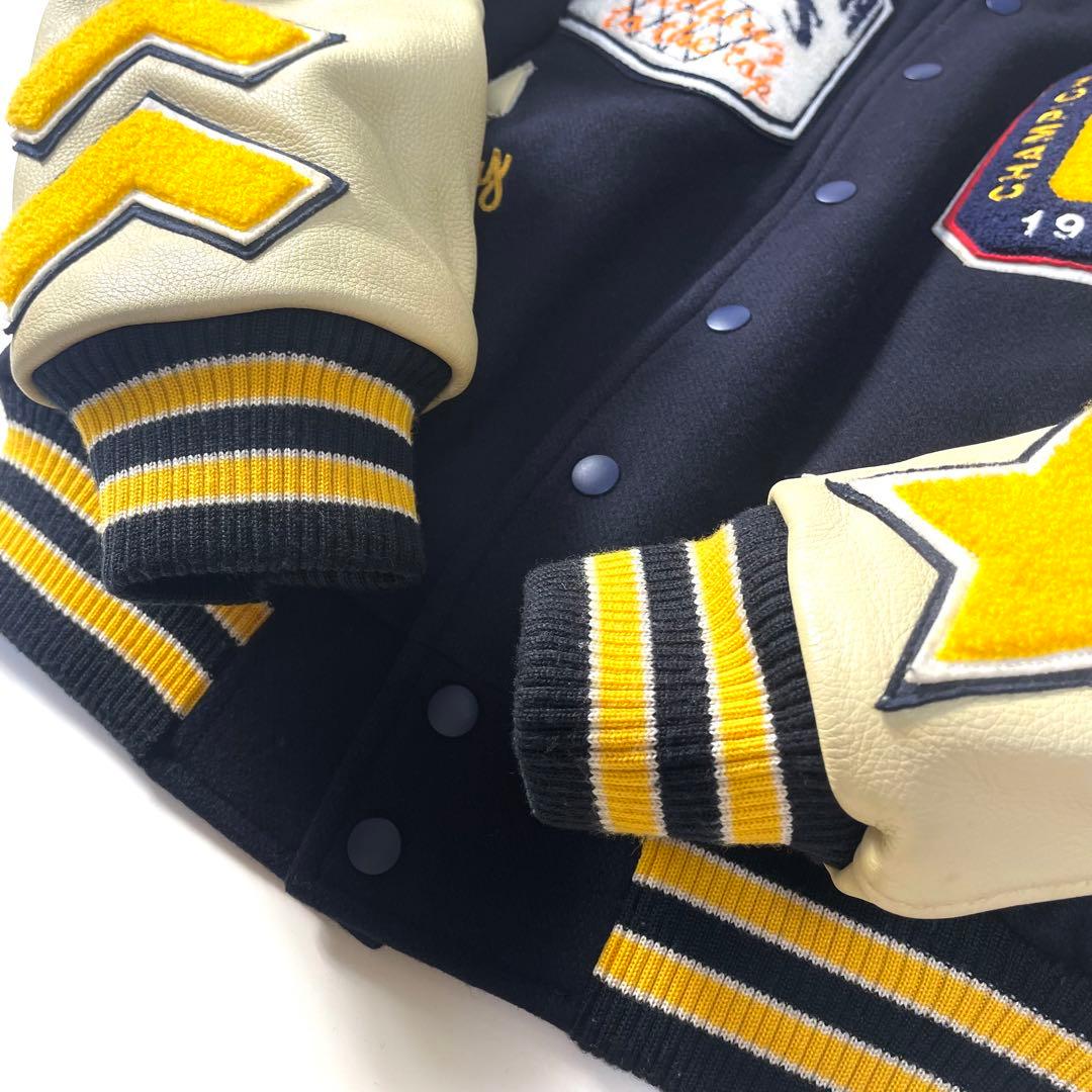 希少 200着 限定 チャンピオン フルデコ 袖革 スタジャン M - メルカリ