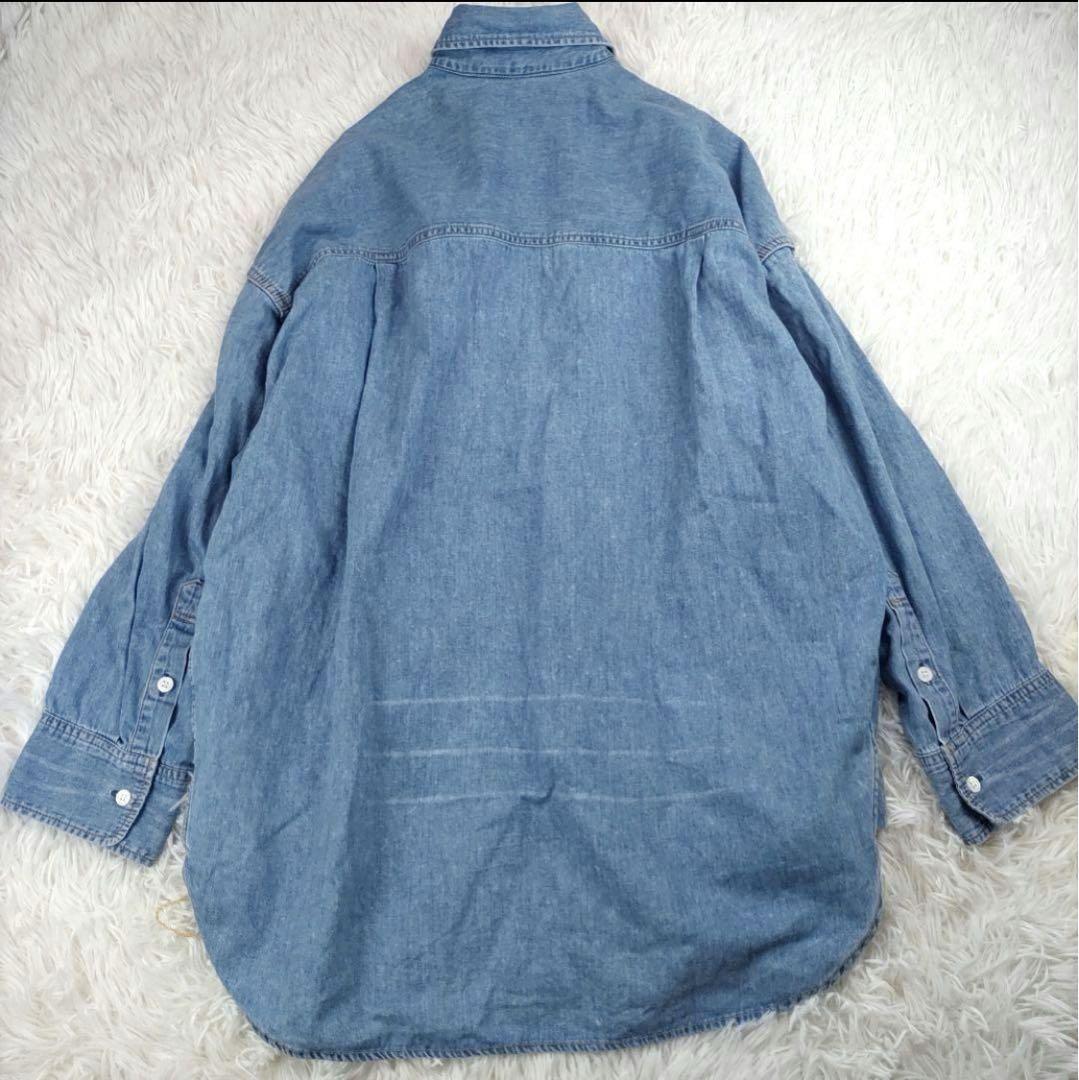 美品 ドゥーズィエムクラス デニムシャツ ダンガリーシャツ オーバー