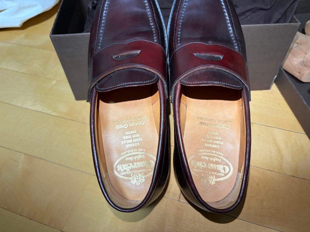 値下げ】【美品】【希少】チャーチ コードバン ローファー （シュー