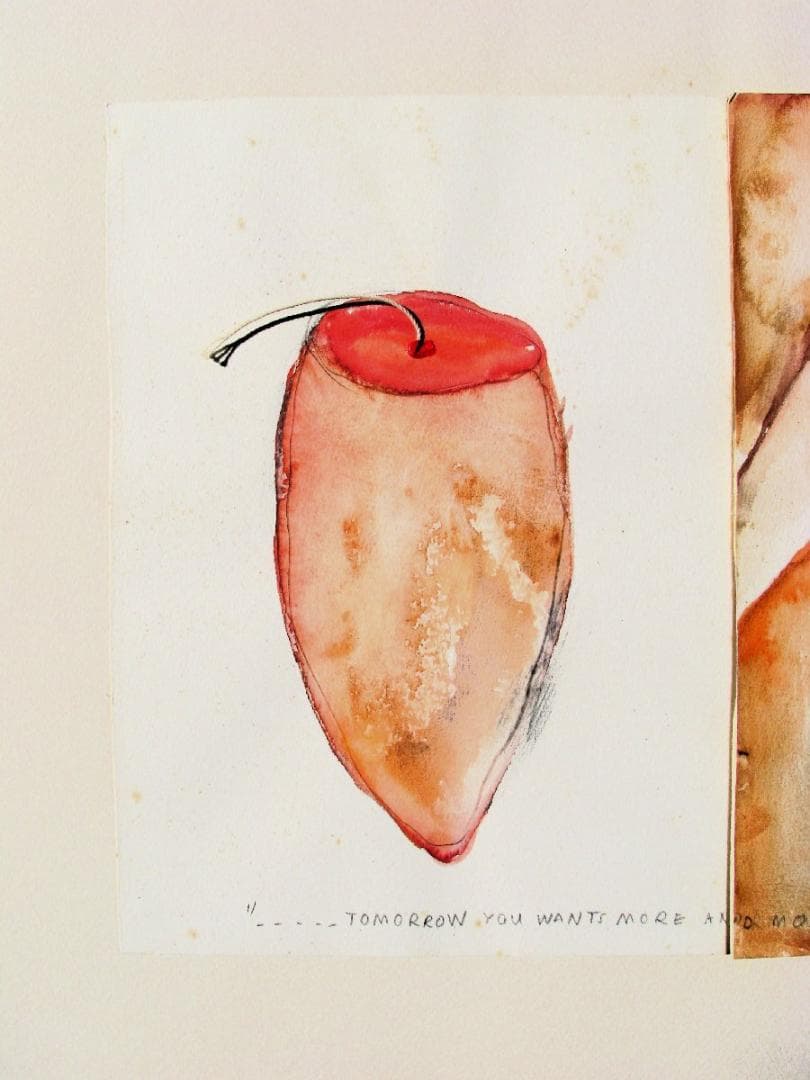 本日限り特価！インドネシア現代美術の代表格,アグス・スワゲ,水彩,超