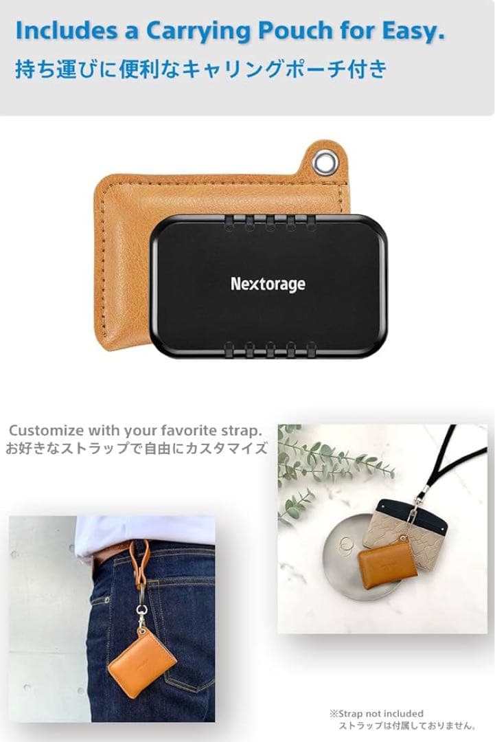 Nextorage NX-P2SE2TB 外付けSSD Amazon | Nextorage 日本メーカー L字型ケーブル付属 SSD 外付け 2TB