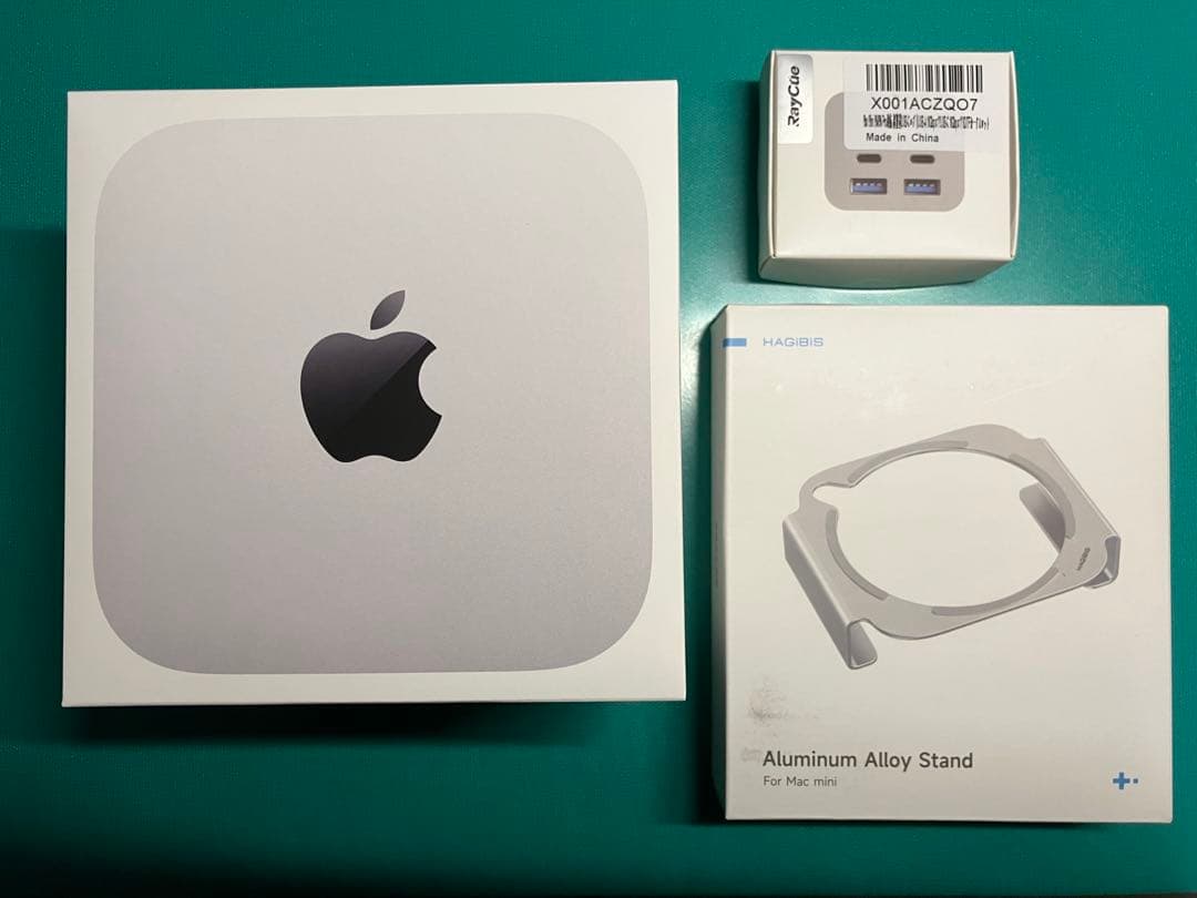 Apple Mac mini M4 16GB/256GB & 周辺機器2点セット じゃんぱら-Apple Mac mini M4(CPU:10C/GPU:10C) 16GB/256GB シルバー