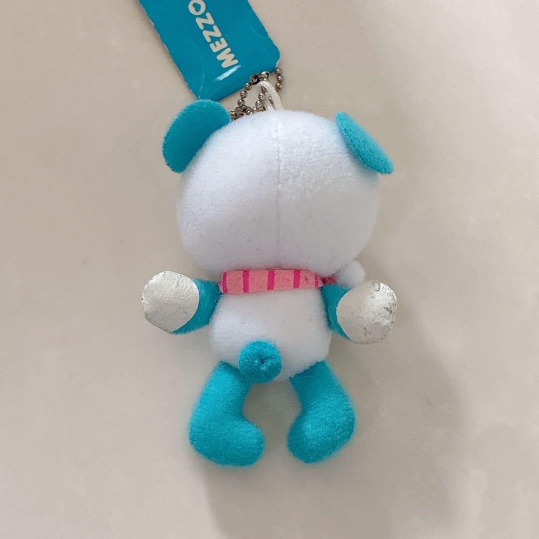 メゾピアノ パンダのパティ ぬいぐるみ マスコット ストラップ 平成