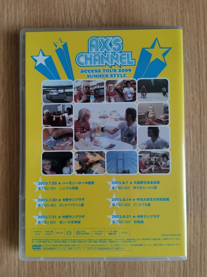 access】AXS NEWS & AXS CHANNEL DVD 2枚セット