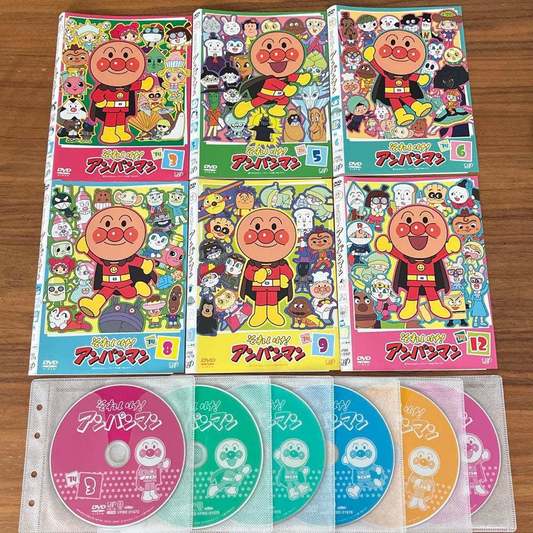 それいけ!アンパンマン'14（2014年）3 5 6 8 9 12 DVD 6枚 - メルカリ