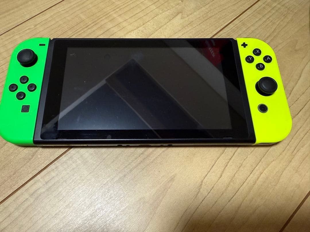 Nintendo Switch グリーン/イエロー ジョイコン - メルカリ