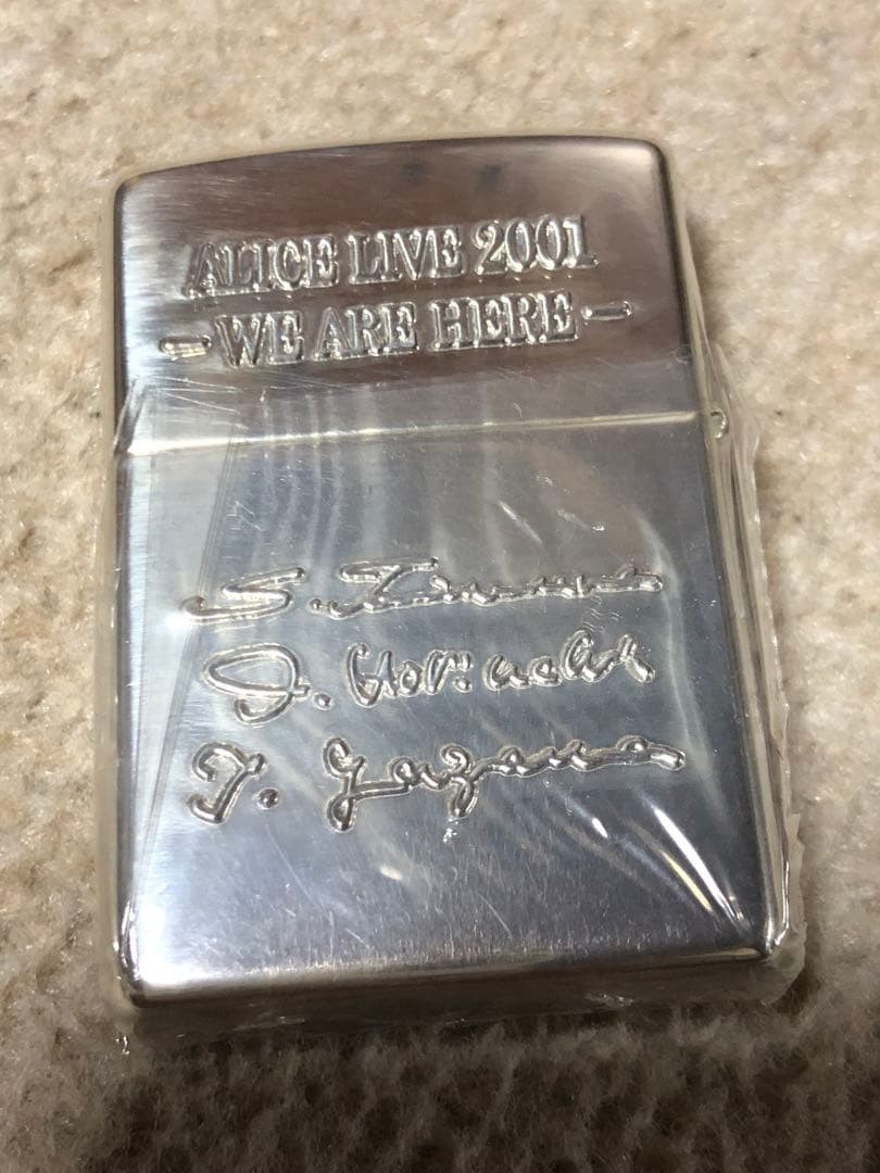 ZIPPO ALICELIVE2001 WE ARE HERE アリス30周年