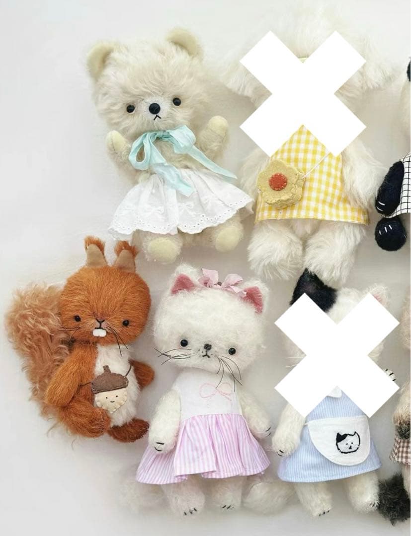 優しいくまちゃん テディベア 海外作家様 ぬいぐるみ ハンドメイド 熊