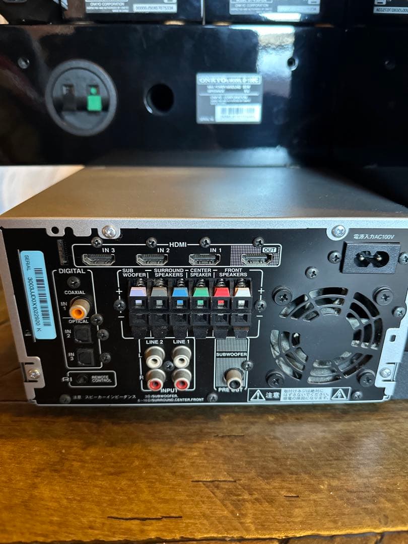 8186♣️ONKYO SA-205HDX 測定用マイク・リモコン付 ジャンク扱 - メルカリ