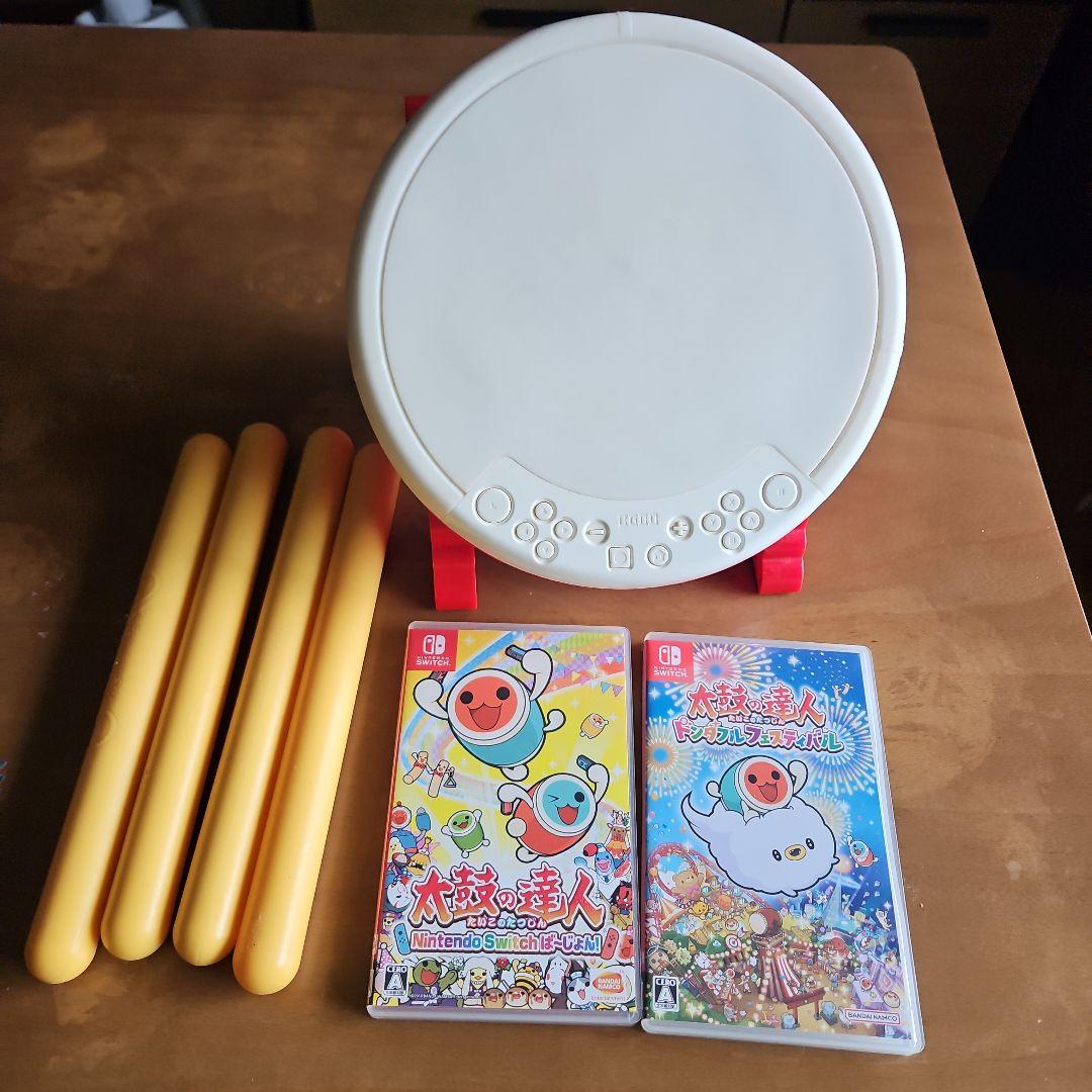 太鼓の達人 コントローラー＆ゲームソフトセット Amazon.co.jp: 太鼓の達人 ドンダフルフェスティバル + 太鼓の達人専用