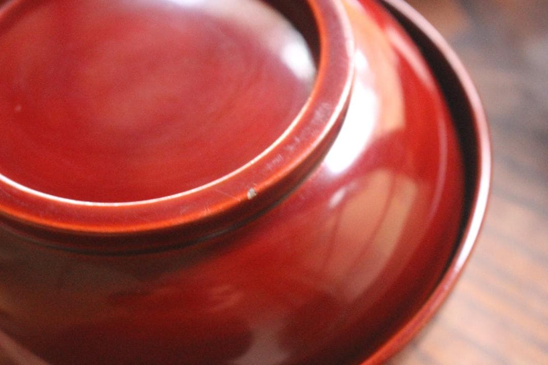 小傷あり！風情ある千筋糸目に極上桐花蒔絵の映えるお椀